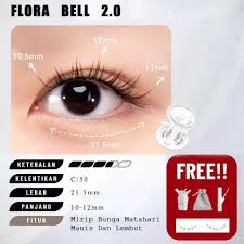 WOSADO FLORA BELL - Natural dengan kumpulan bulu halus berbentuk bunga matahari.